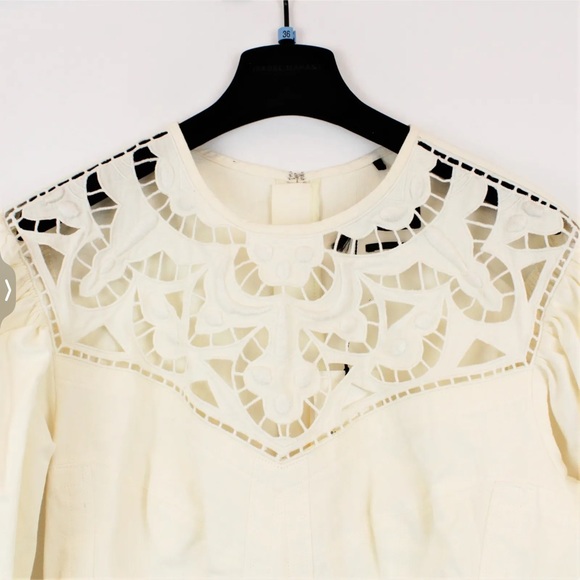 NWT Isabel Marant Taydo Embroidered Mini Dress - Picture 6 of 11